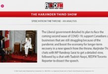 Speech from the Throne – An Analysis | The Harjinder Thind Show