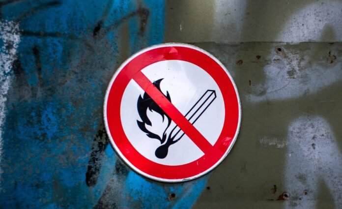 no fire