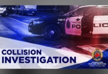 Elderly woman dies in hospital after collision in Hamilton on Monday